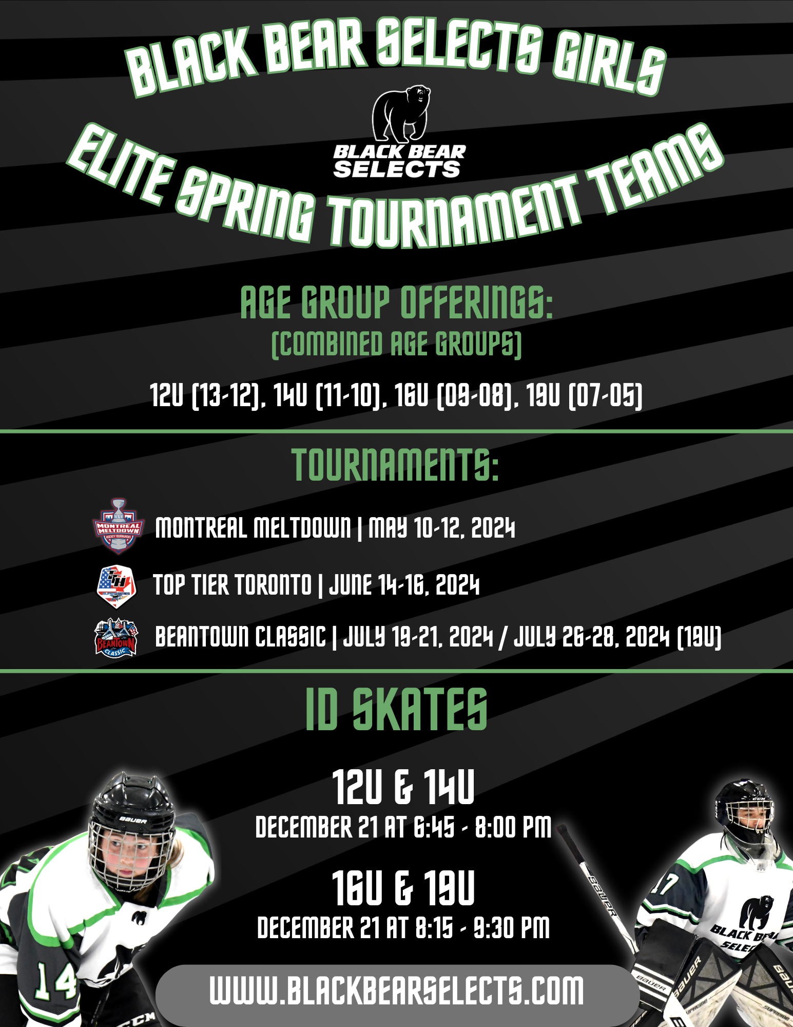 Spring Hockey Black Bear Selects